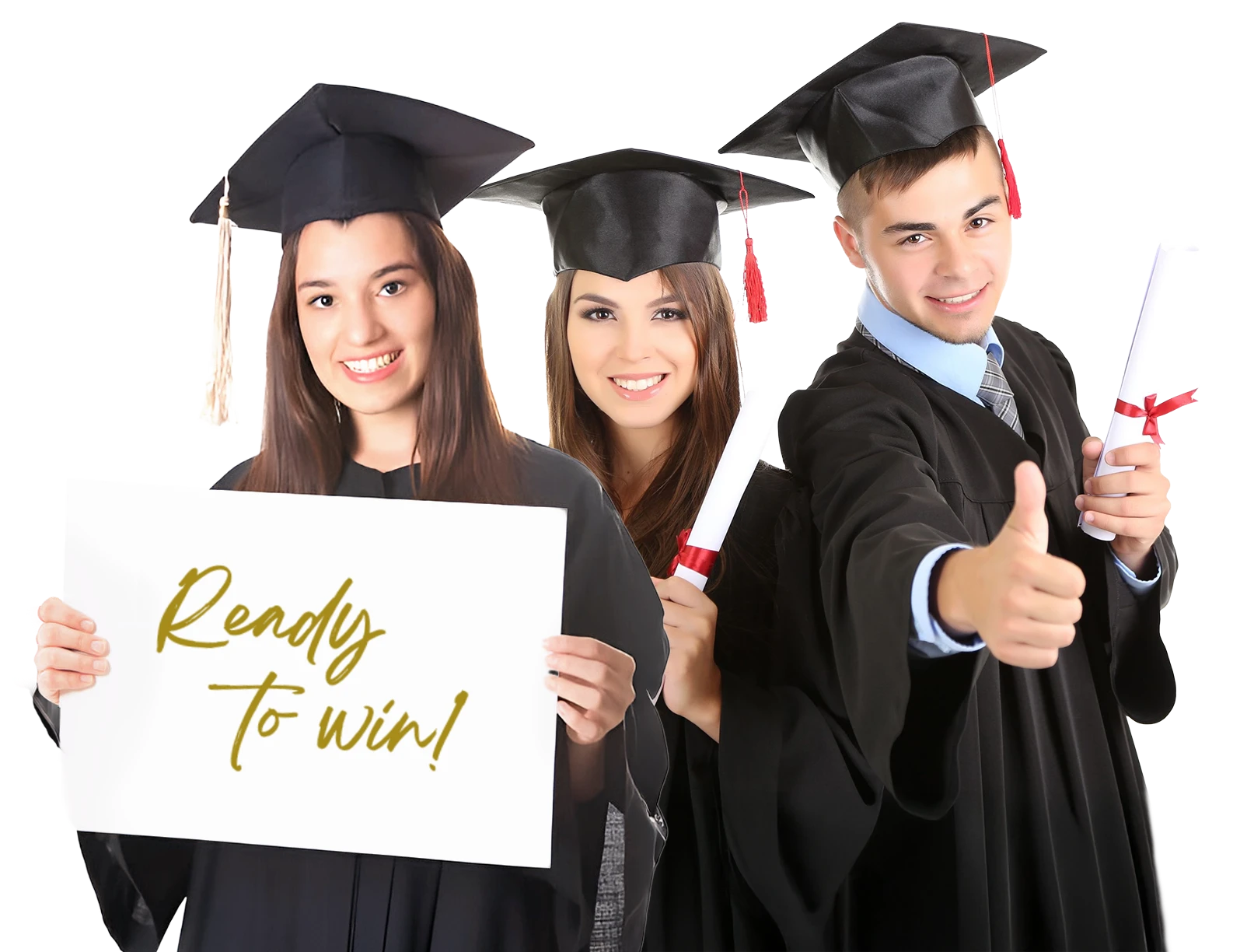 ThreeStudents Ready to win